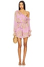 view 1 of 4 Romper With Tie Up Belt in Lilac
