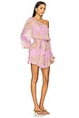 view 2 of 4 Romper With Tie Up Belt in Lilac