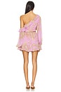 view 4 of 4 Romper With Tie Up Belt in Lilac