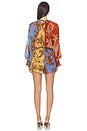 view 3 of 3 ROMPER ROMPER WITH TIE BELT in Multi
