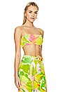 view 2 of 4 Bandeau Top in Yellow Floral