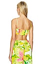 view 3 of 4 Bandeau Top in Yellow Floral
