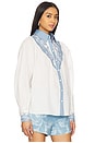 view 2 of 4 Yoke Shirt in Blue Ivory