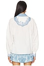 view 3 of 4 Yoke Shirt in Blue Ivory