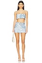 view 4 of 5 Bustier Top in Powder Blue
