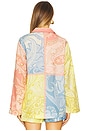 view 5 of 6 Drop Shoulder Collared Tunic in Multi Color