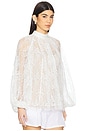 view 2 of 4 Boho Top With Cami in Off White