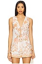view 1 of 5 Waist Coat in White Floral