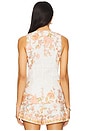 view 3 of 5 Waist Coat in White Floral
