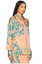 view 2 of 4 Oversized Shirt in Pink Blue Mix