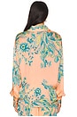 view 3 of 4 Oversized Shirt in Pink Blue Mix