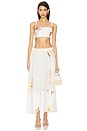 view 4 of 4 Corset Top in Ivory Floral