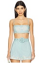 view 1 of 5 x REVOLVE Bandeau in Baby Blue Ground & White Combo