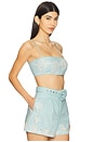 view 2 of 5 x REVOLVE Bandeau in Baby Blue Ground & White Combo