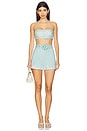 view 4 of 5 x REVOLVE Bandeau in Baby Blue Ground & White Combo