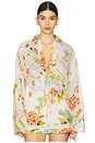 view 1 of 5 Drop Shoulder Collared Tunic in Multi