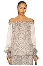 view 3 of 6 Off Shoulder Top in Eggshell