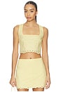view 1 of 4 Boxy Top in Yellow