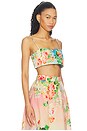 view 2 of 4 TOP CORSÉ BUSTIER TOP in Multi