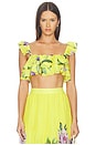 view 1 of 4 Ruffle Top in Yellow