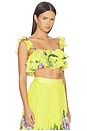 view 2 of 4 Ruffle Top in Yellow
