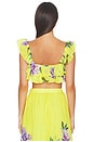 view 3 of 4 Ruffle Top in Yellow