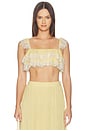view 1 of 5 Ruffle Top in Yellow
