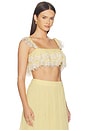 view 2 of 5 Ruffle Top in Yellow