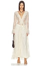 view 1 of 4 CAPA ABERTA RUFFLED FRONT OPEN CAPE in Eggshell