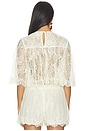 view 3 of 5 Ruffle Top in Eggshell