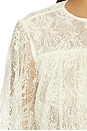 view 5 of 5 Ruffle Top in Eggshell