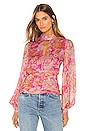 view 1 of 5 X REVOLVE Della Keyhole Blouse in Pink