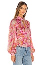 view 2 of 5 X REVOLVE Della Keyhole Blouse in Pink