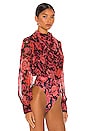 view 3 of 5 X REVOLVE Crimson Bodysuit in Crimson Red