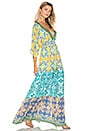 view 1 of 4 Caftan Maxi in Yellow Vintage Tile