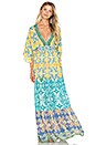 view 2 of 4 Caftan Maxi in Yellow Vintage Tile