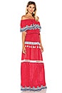 view 2 of 3 Off the Shoulder Dress in Red