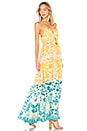 view 1 of 4 Clarion Maxi Dress in Blue & Yellow