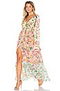 view 1 of 5 ROBE MAXI CAPE in Multi Chinese Floral
