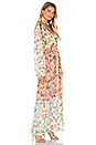 view 3 of 5 ROBE MAXI CAPE in Multi Chinese Floral