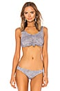 view 1 of 4 Knot Bikini Top in Grey Heather