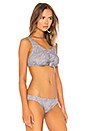 view 2 of 4 Knot Bikini Top in Grey Heather