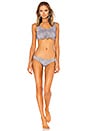 view 4 of 4 Knot Bikini Top in Grey Heather