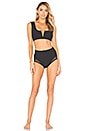 view 4 of 4 TOP BIKINI INES in Black