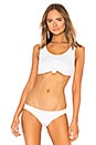 view 1 of 4 Knot Bikini Top in White