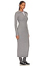 view 2 of 4 Midi Cable Dress in Heather Grey