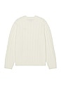 view 2 of 5 Cable Crew Neck Sweater in Ivory