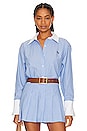 view 1 of 4 Beverly Hills Stripe Shirt in Blue & White Stripe