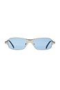 view 1 of 2 Aitken Rectangle Sunglasses in Sky