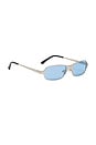 view 2 of 2 Aitken Rectangle Sunglasses in Sky